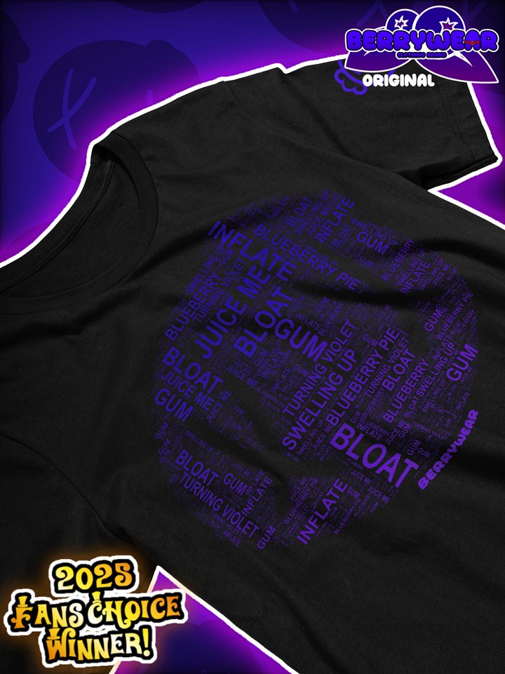 Blueberry Word Art - T-Shirt product image (1)