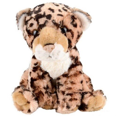 Cute 8" Leopard Plush - Soft Stuffed Anime Style Wild Big Cat Toy product image (1)