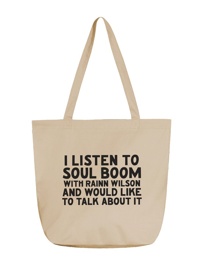 I Listen To Soul Boom Tote product image (1)