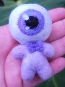 Eye Guy Needle Felt Figurine product image (1)