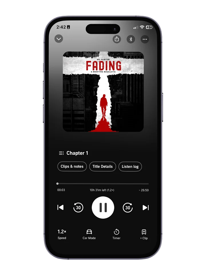 Fading - A Martyrs Prequel Novelette - Audiobook product image (1)