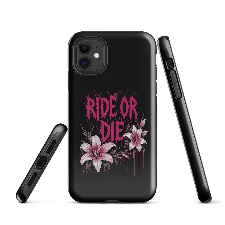 RIDE OR DIE Lily Snap Black Case product image (1)