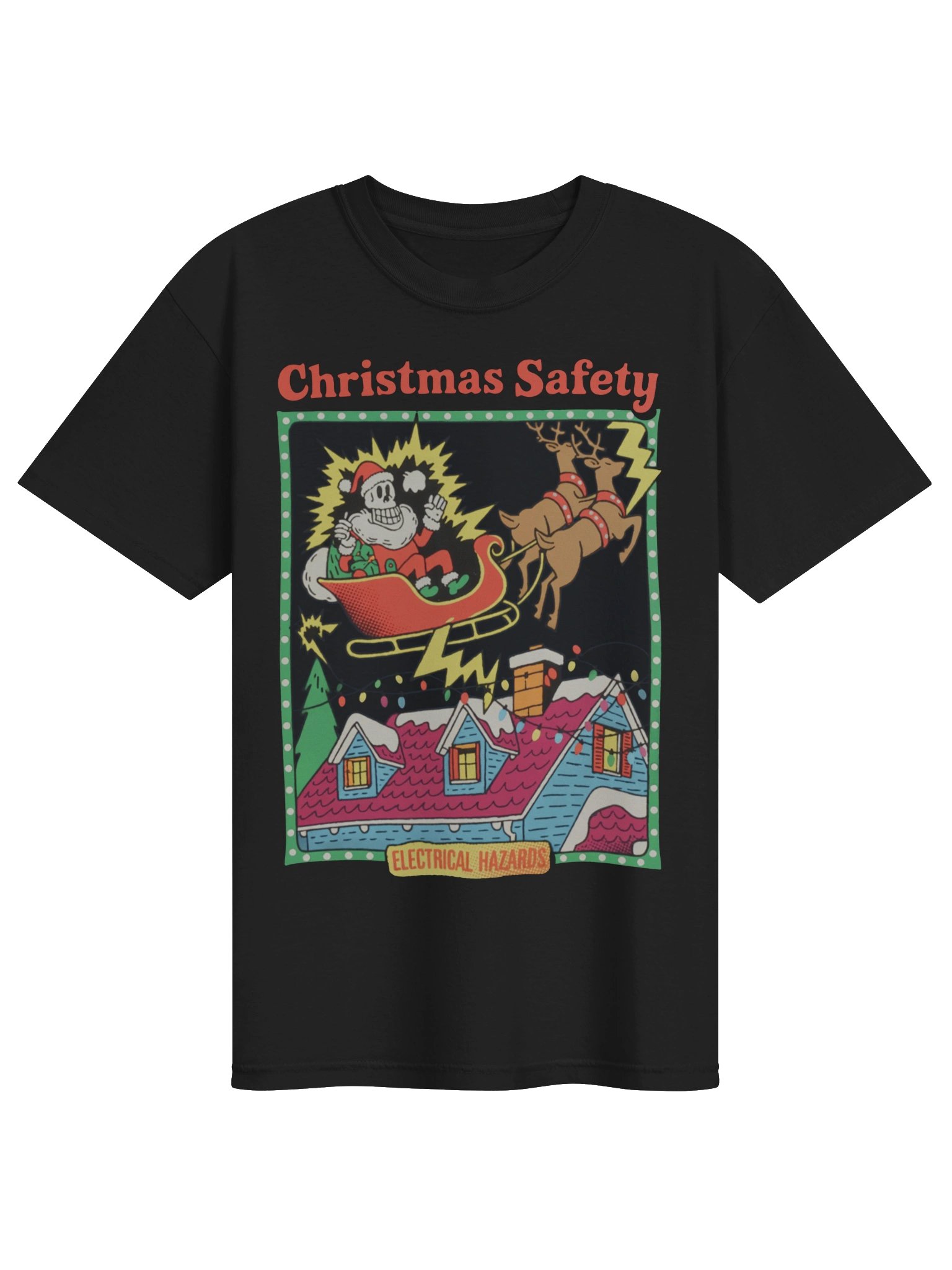Christmas Safety Electrical Hazards Tee product image (4)
