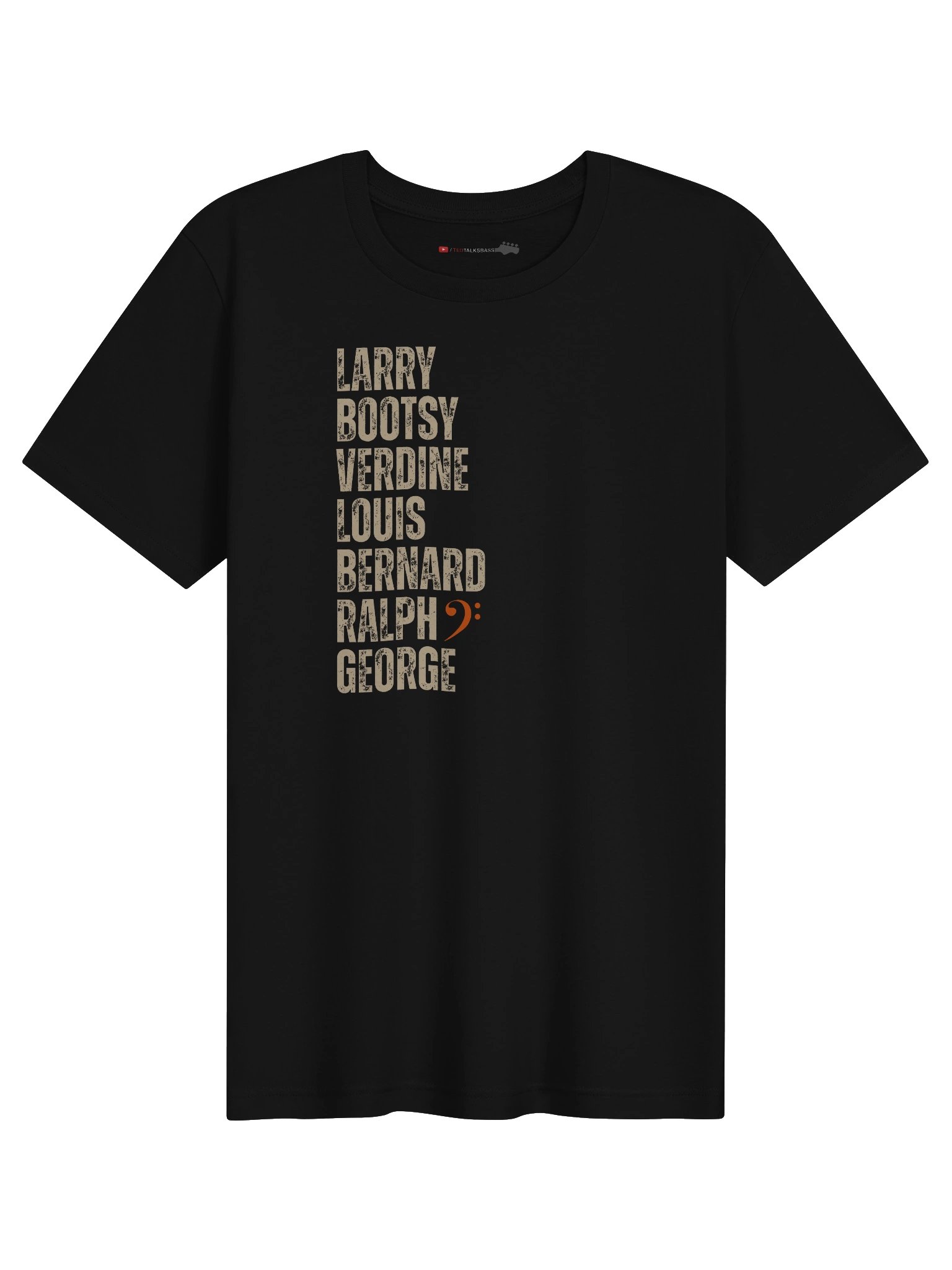 The Bass Legends Tee – Iconic Funk & Soul Bassists product image (1)