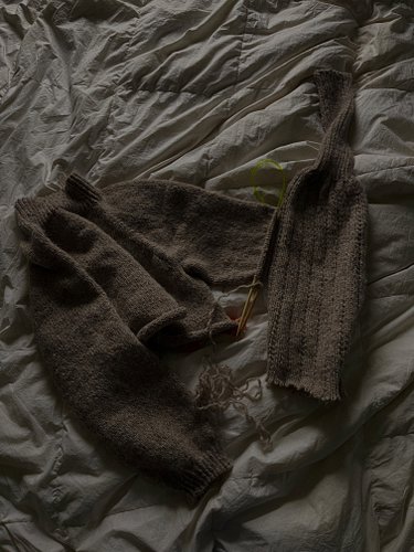 Last year I knit a wrap with sleeves, thinking it would be cozy to wear through the winter while writing. It was cozy. But it...