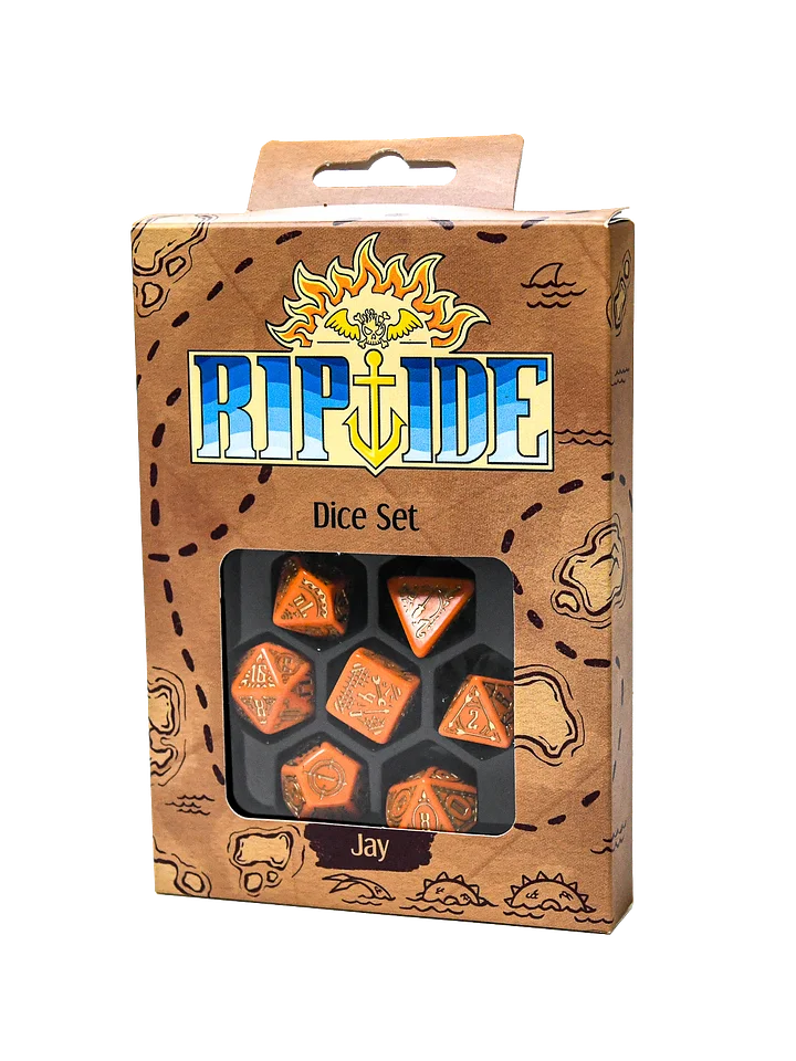Jay Dice Set 7pcs - Riptide Character Dice product image (1)