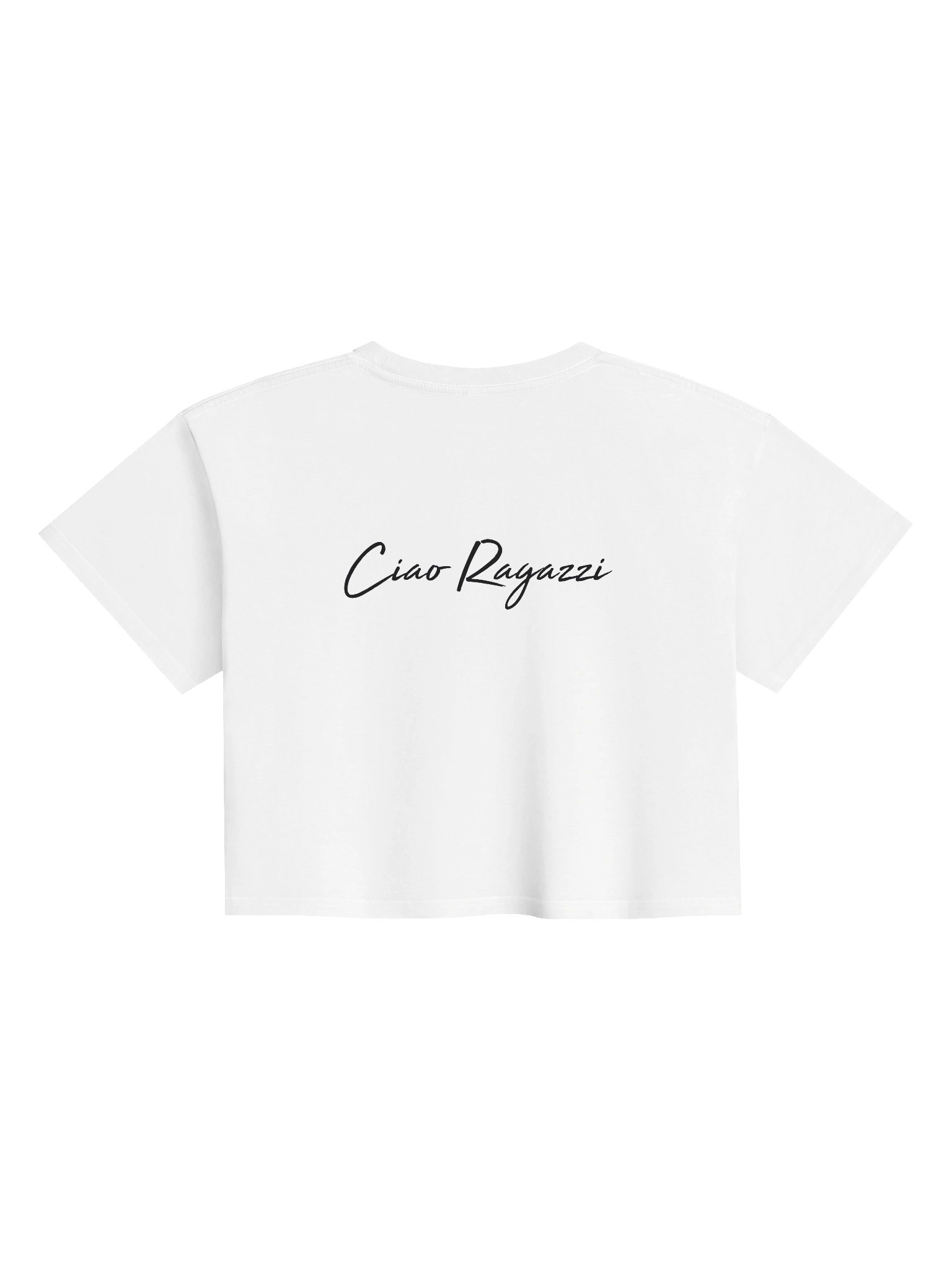 "Ciao Ragazzi" Crop Top product image (2)