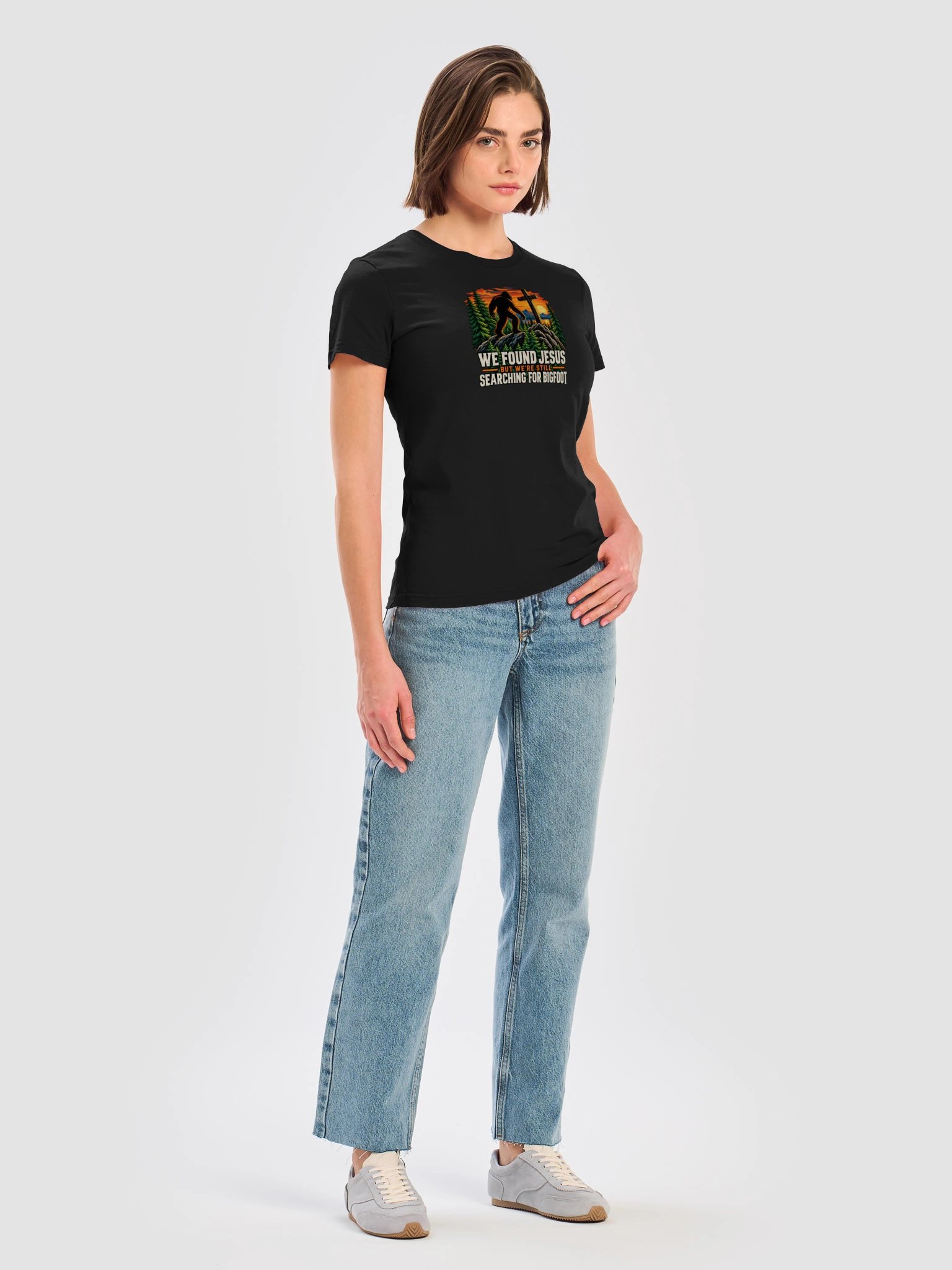 Bigfoot Jesus - inspired by Outcast Women's Supersoft Tee product image (3)