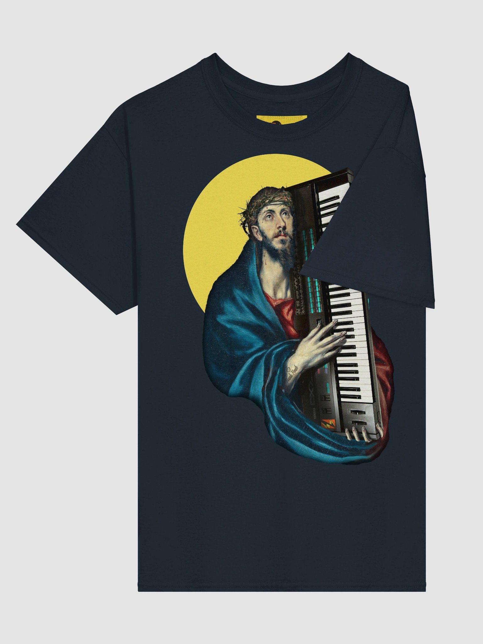 Christ Carrying the d-x-7 , EDM Tecno Unisex t-shirt product image (3)
