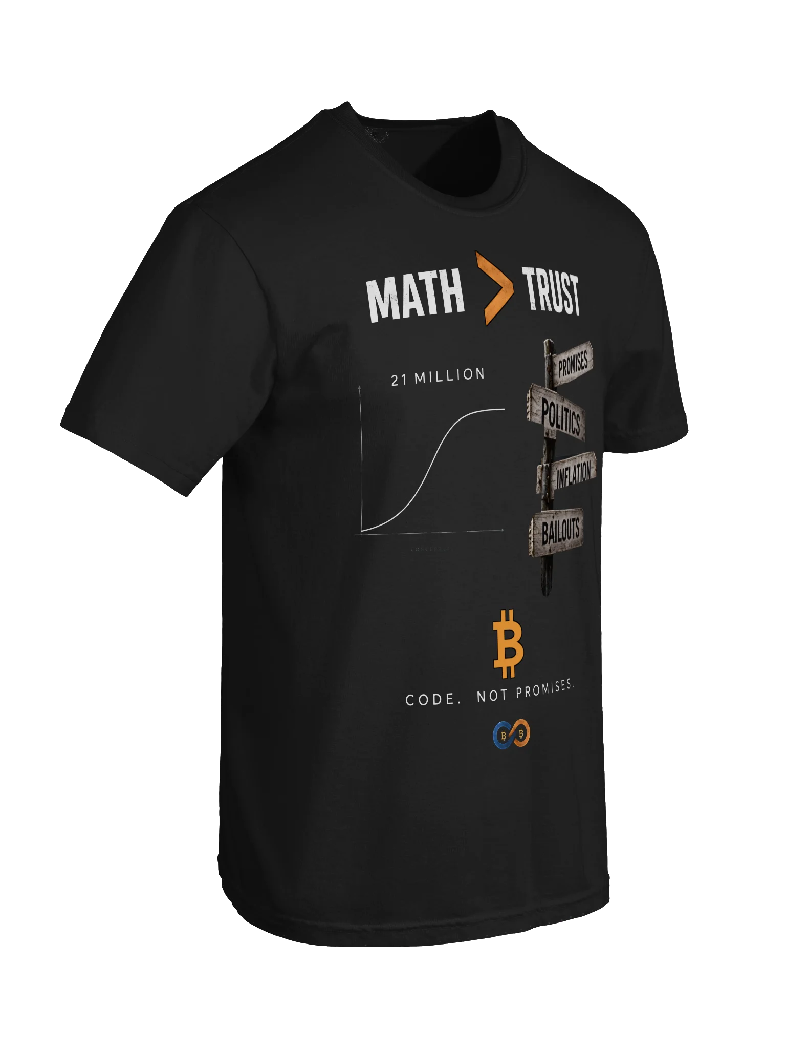 Math Greatr Than Trust Shirt (Black) product image (10)