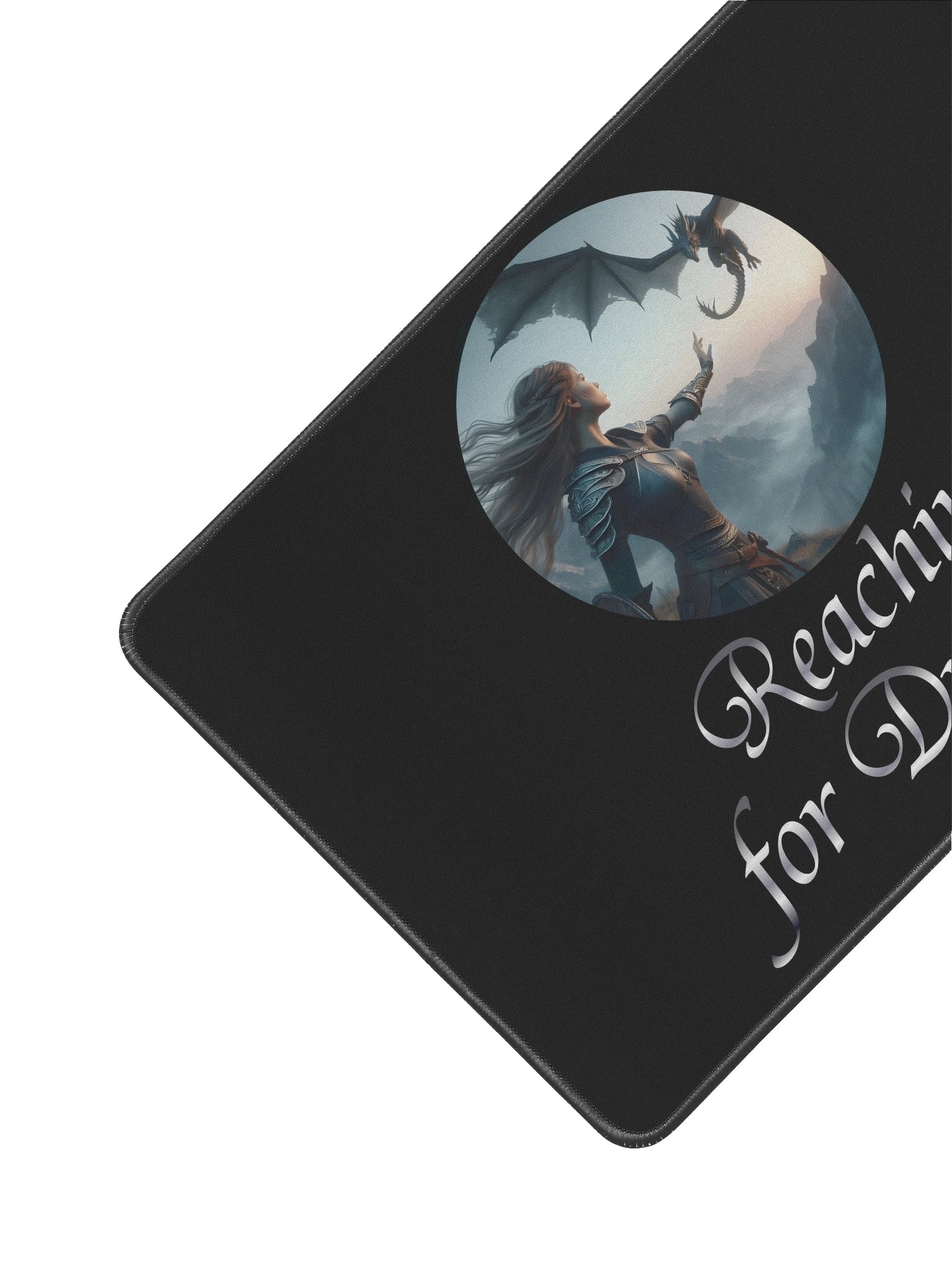 Reaching for Dragons Desk Mat product image (2)