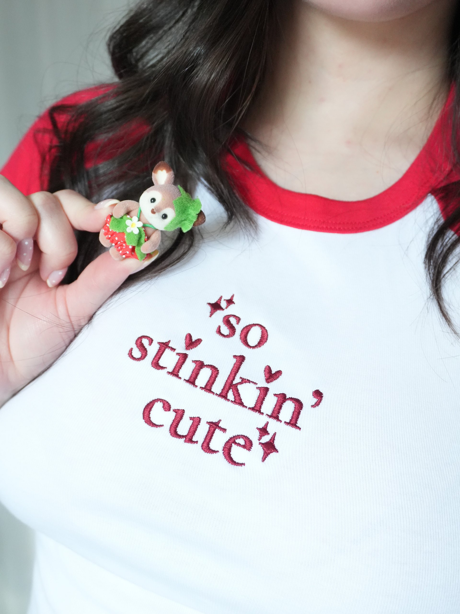 "so stinkin' cute" baby tee product image (2)