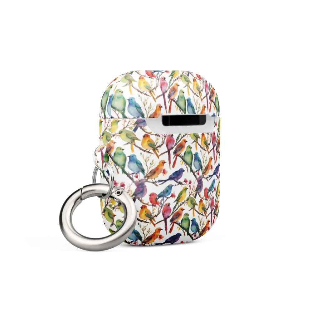 Multi Coloured Birds Ear Bud Case product image (4)