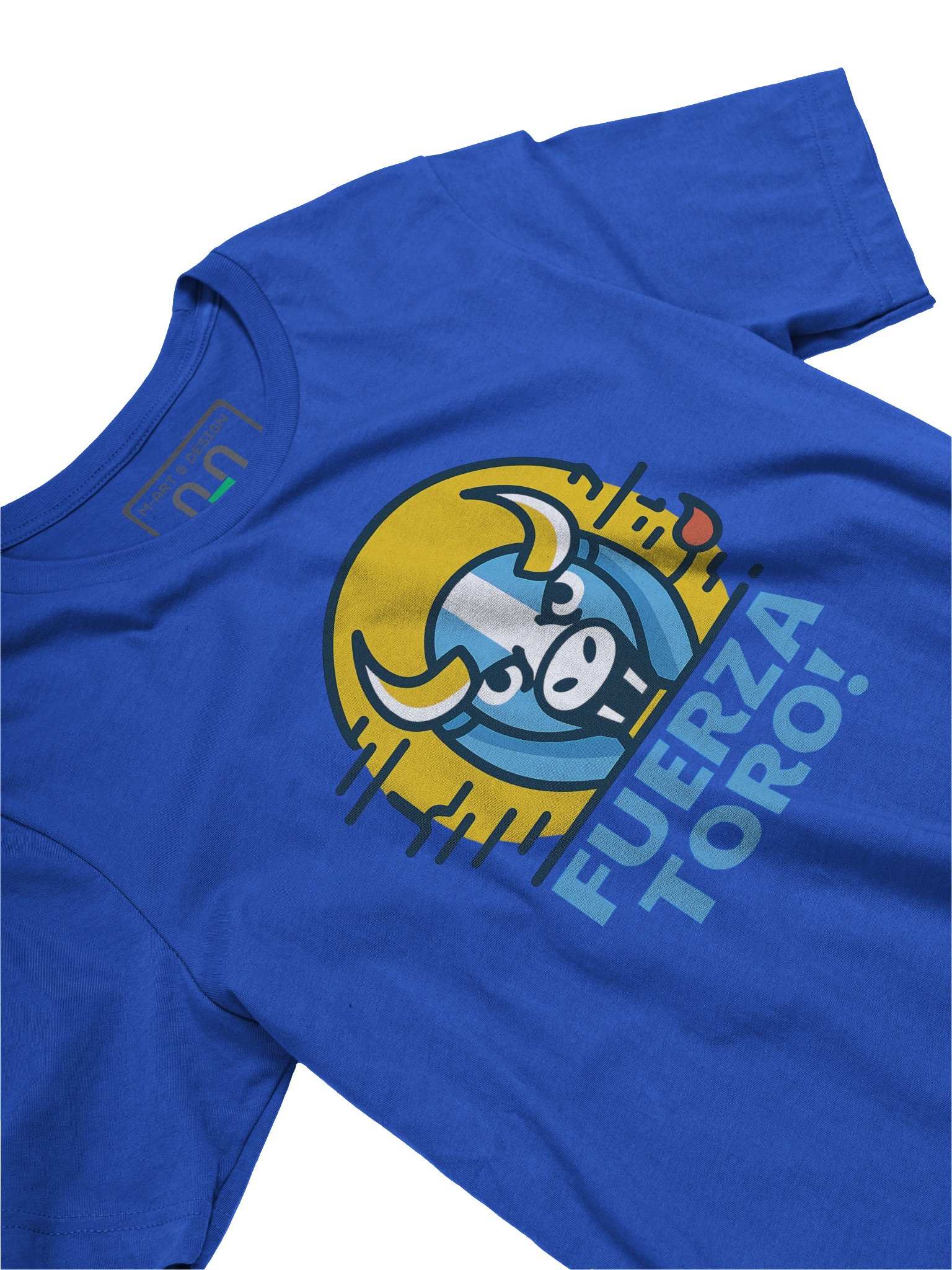 FUERZA TORO! Bull Power Graphic Tee – Bold Design by M-Art & Design product image (2)