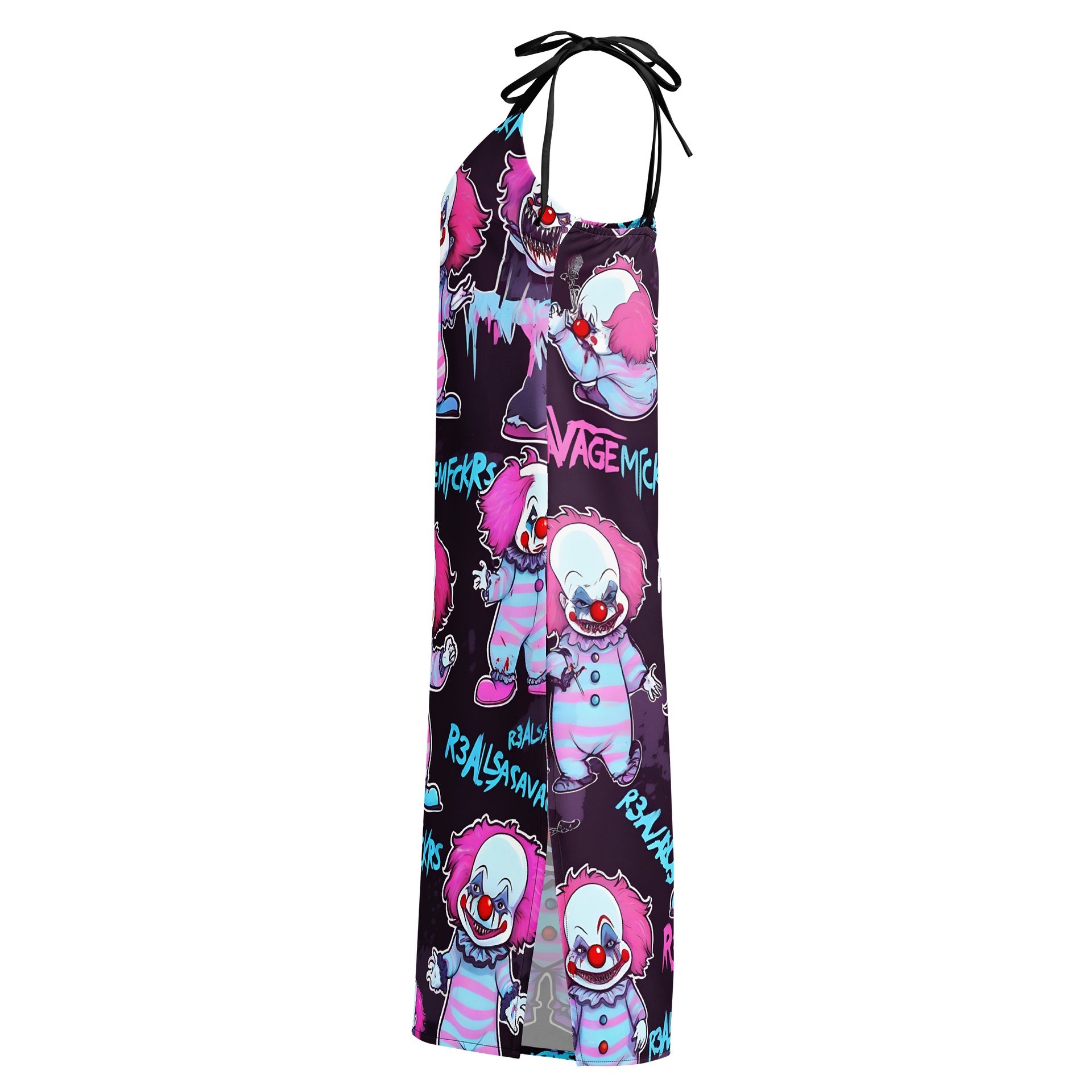 R3alsavagemfckrs Freakshow Chiffon Slip Dress product image (3)