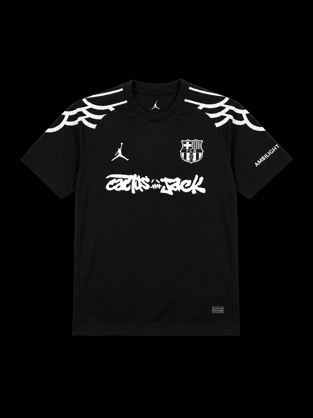 Barcelona x Travis Scott Cactus Jack Blackout Jersey product image (1)