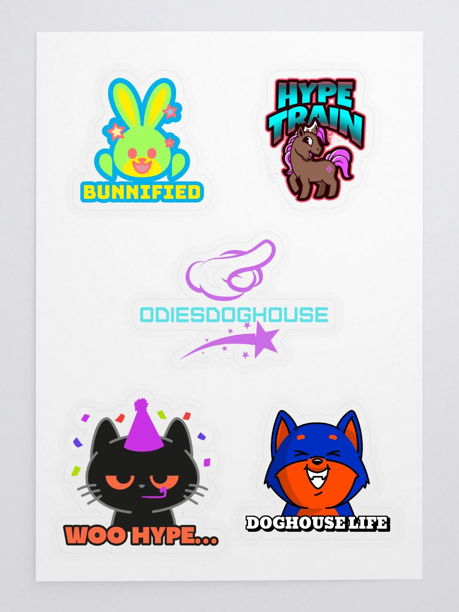 OdiesDoghouse Sticker Sheet #2 product image (3)