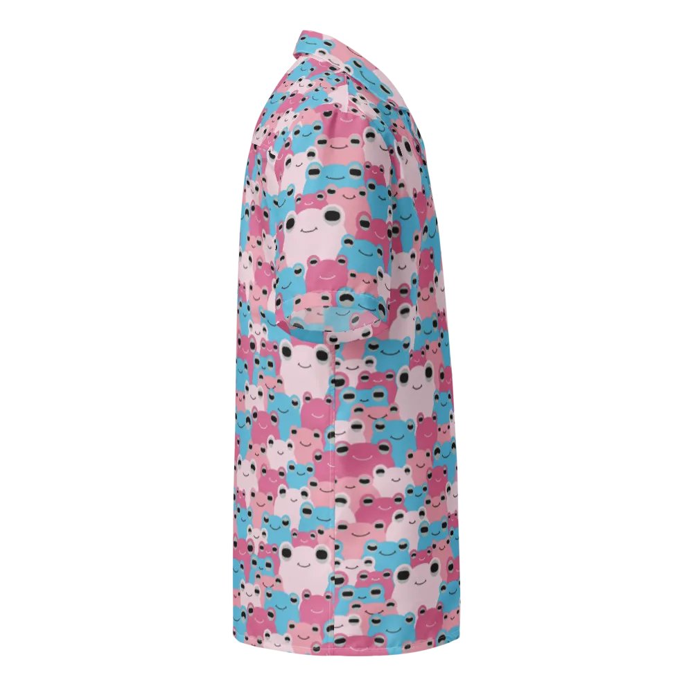 Frog-waiian Shirt Trans Flag Colors product image (8)