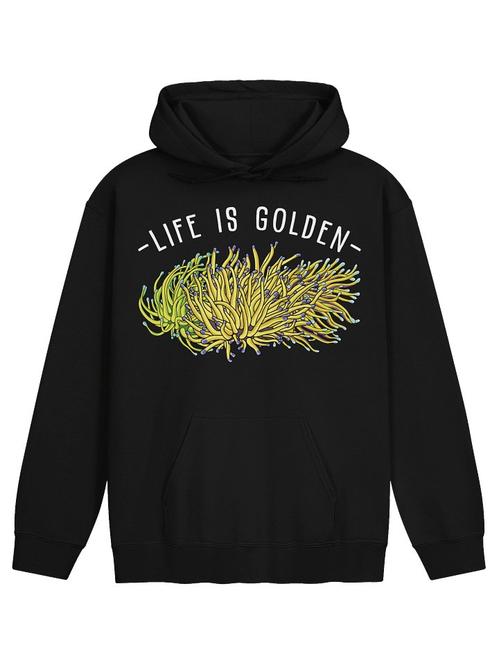 Life Is Golden Torch Corals Hoodie for Reef Aquarium Lovers product image (5)