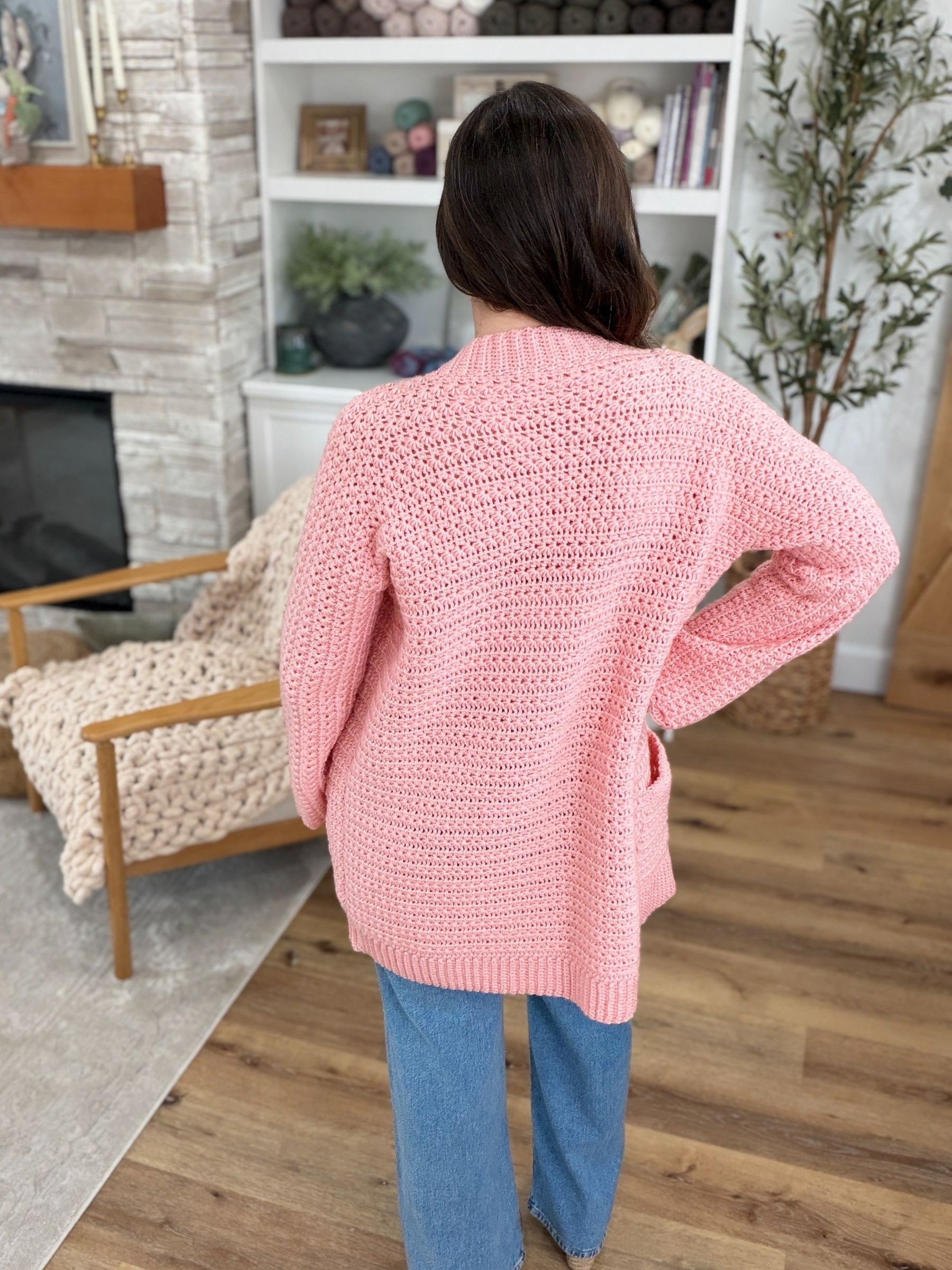 Timeless Star Stitch Cardigan Crochet Pattern product image (5)