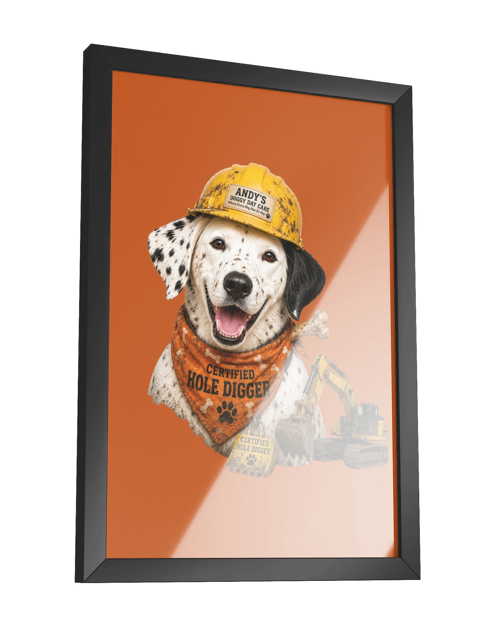 Certified Hole Digger Framed Art Print product image (13)