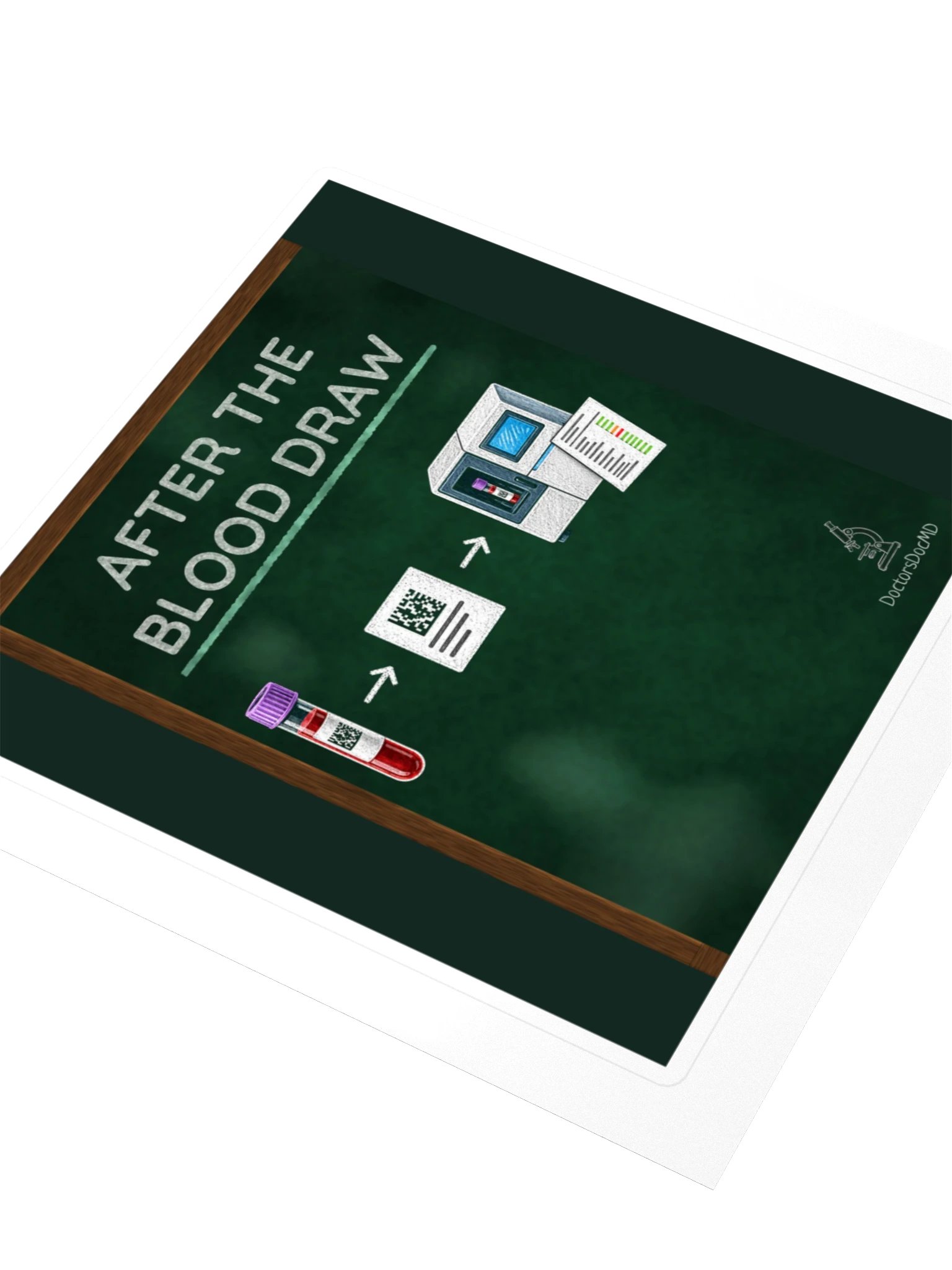 DoctorsDocMD - After the Blood Draw Sticker product image (3)