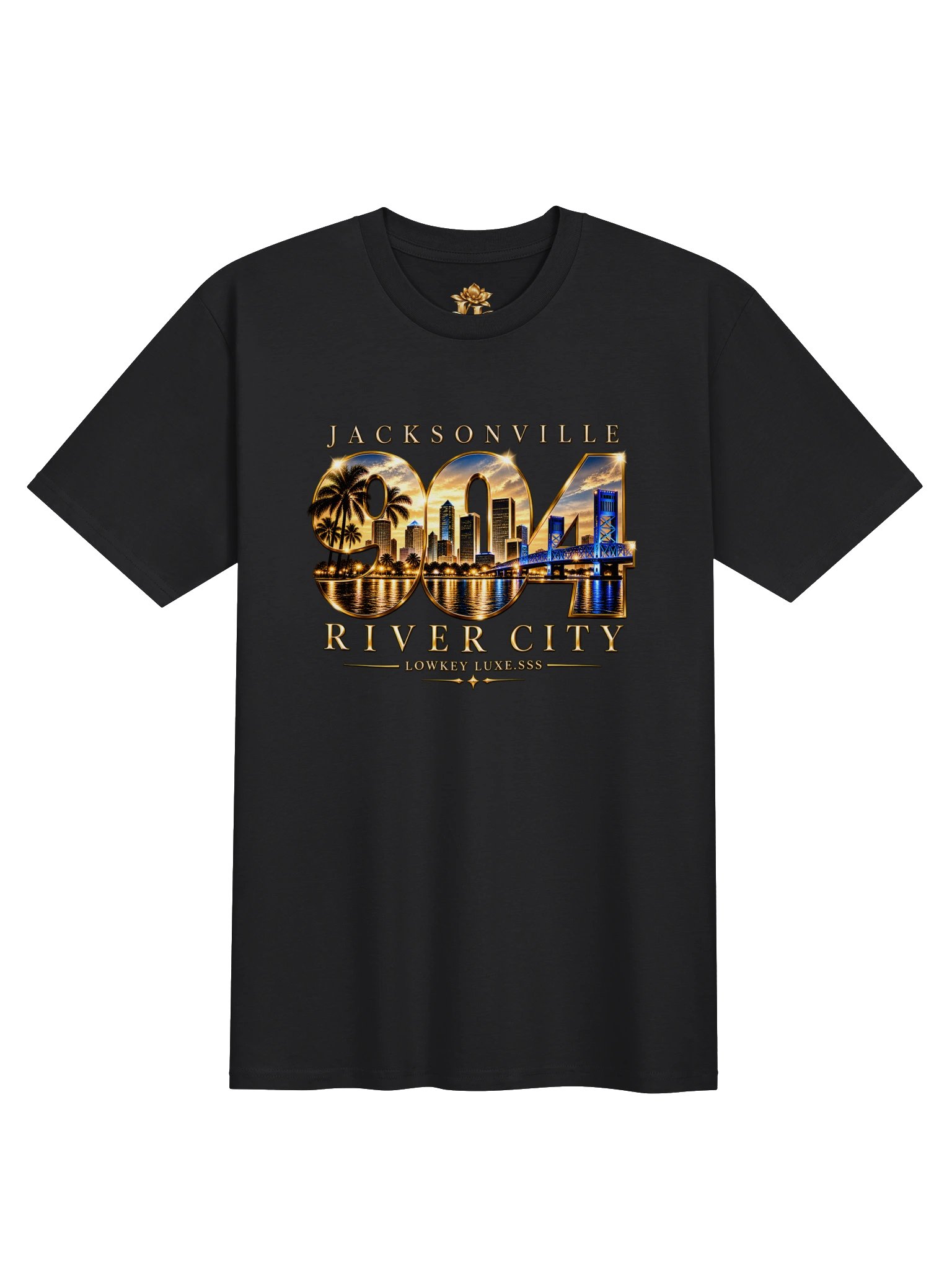 904 River City Original, Jacksonville Skyline Graphic T-Shirt product image (1)