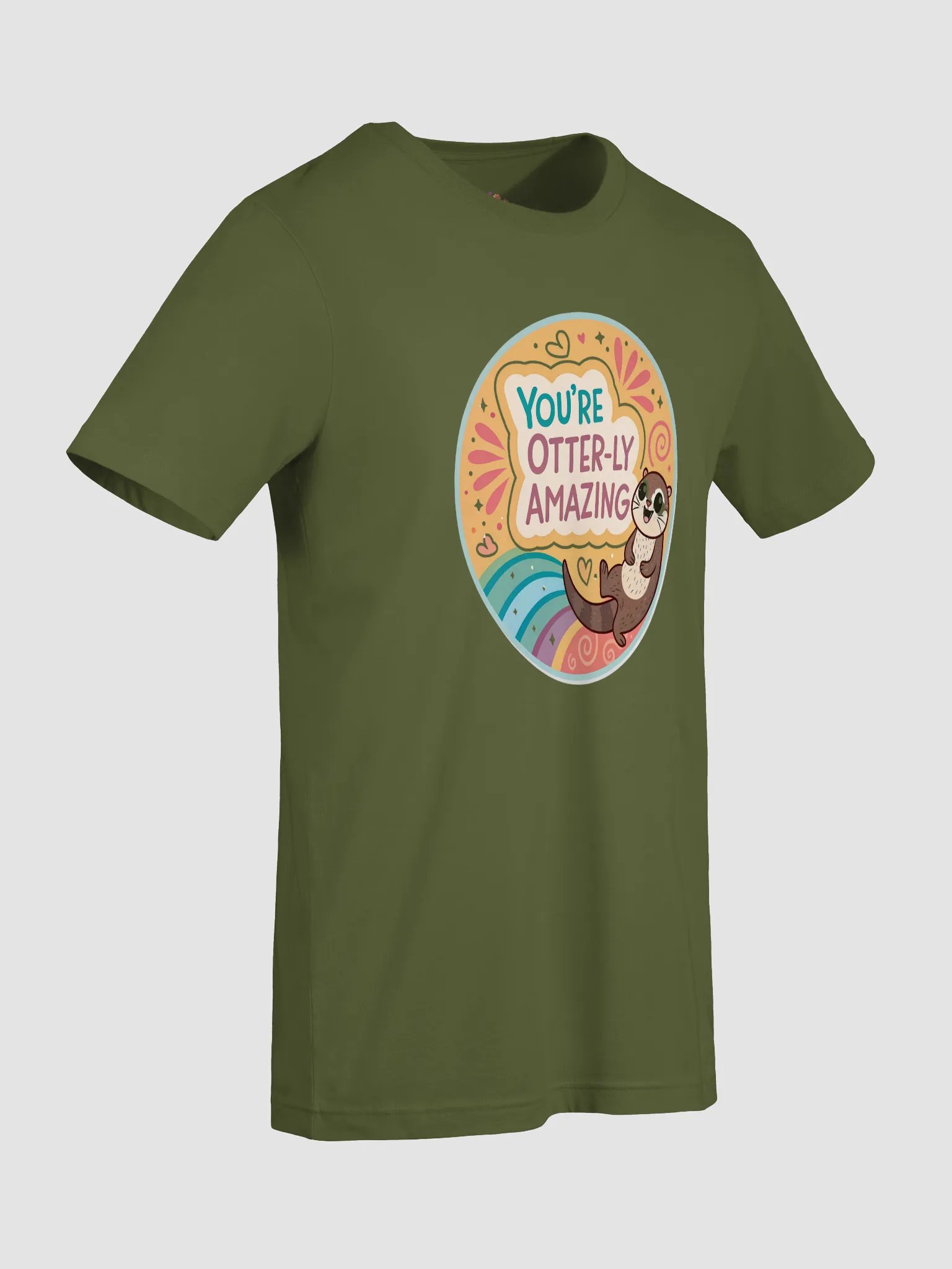 Otter-ly Amazing Wavy Stripes T-Shirt product image (5)
