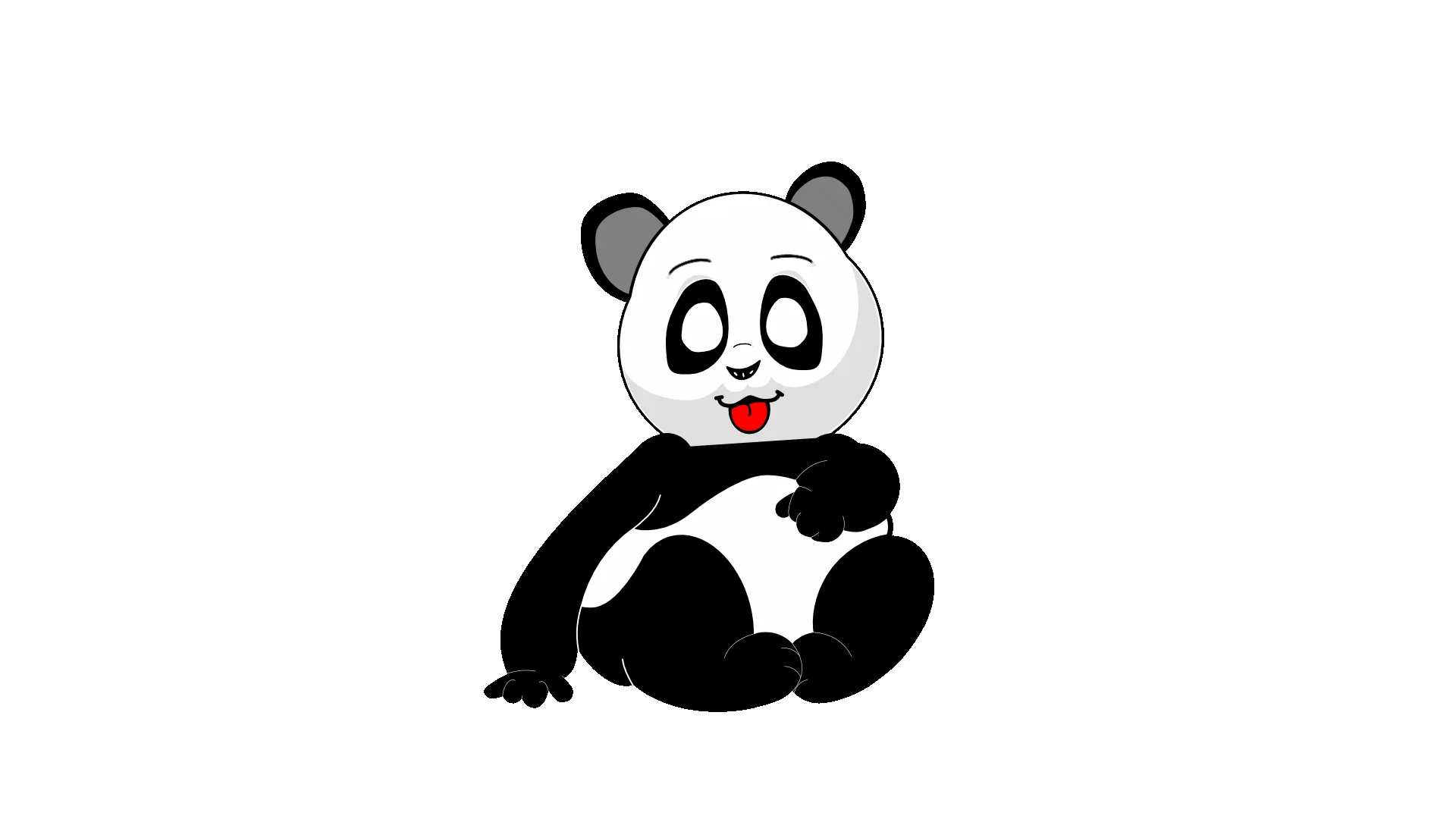 Panda Bear 2D png Vtuber product image (4)