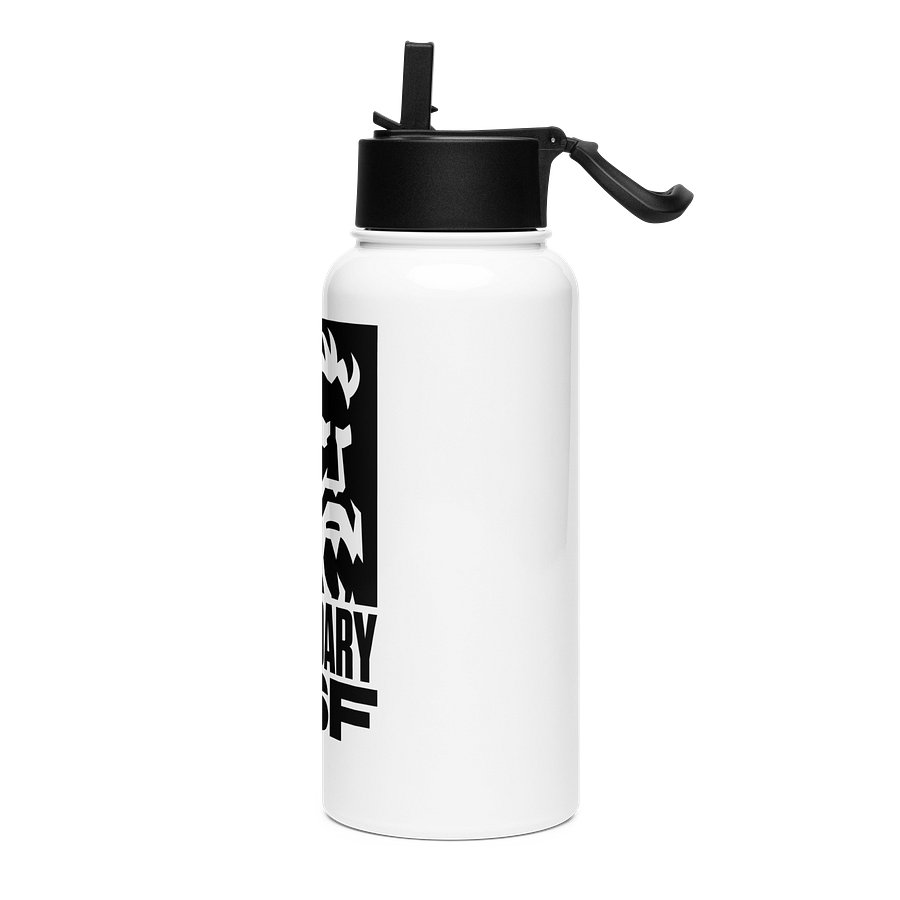 LAF Stainless Steel Water Bottle with Straw Lid (White) product image (3)