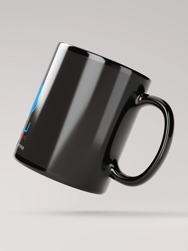 Glossy Mug Black Type 1 product image (2)