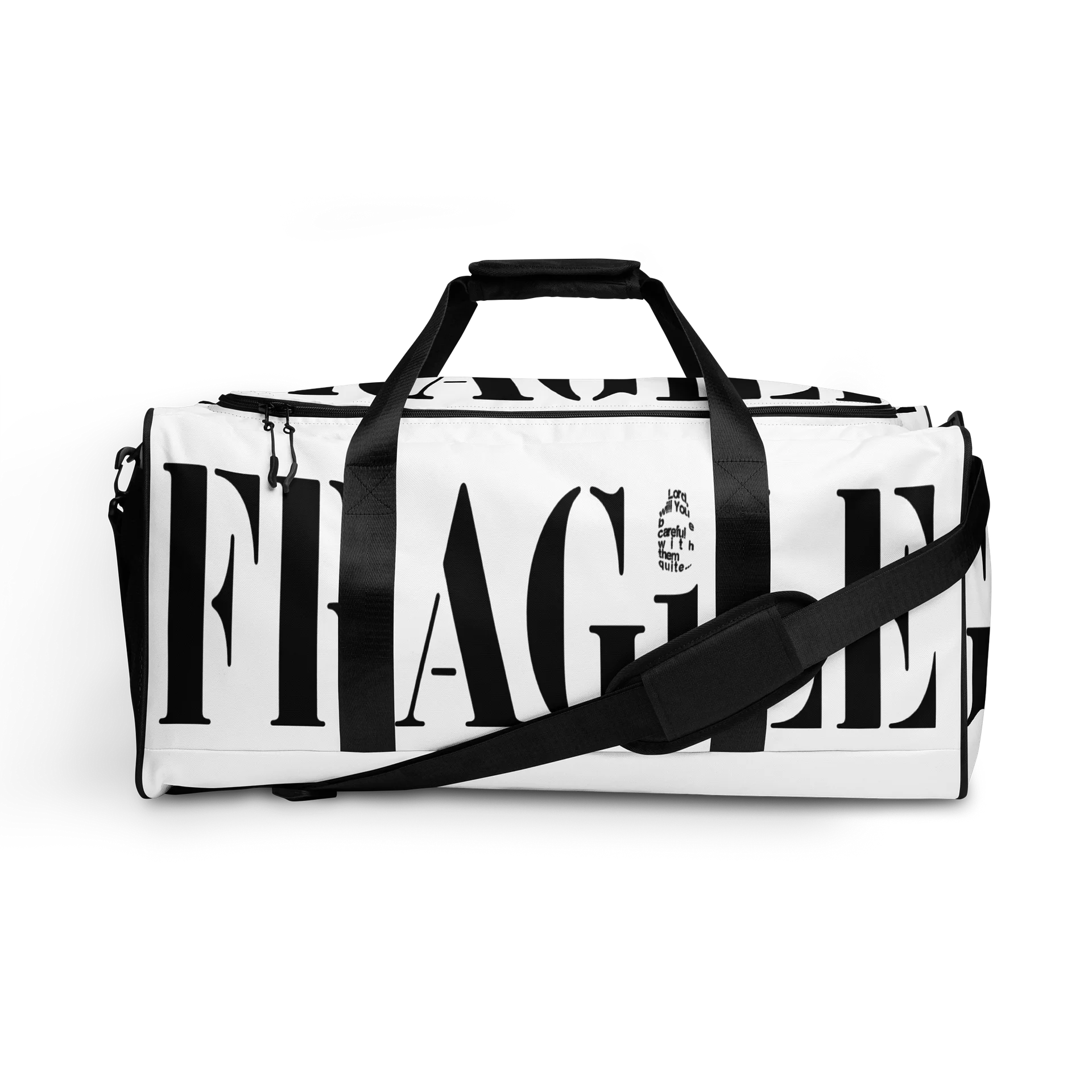 FRAGiLE White Duffel Bag product image (1)