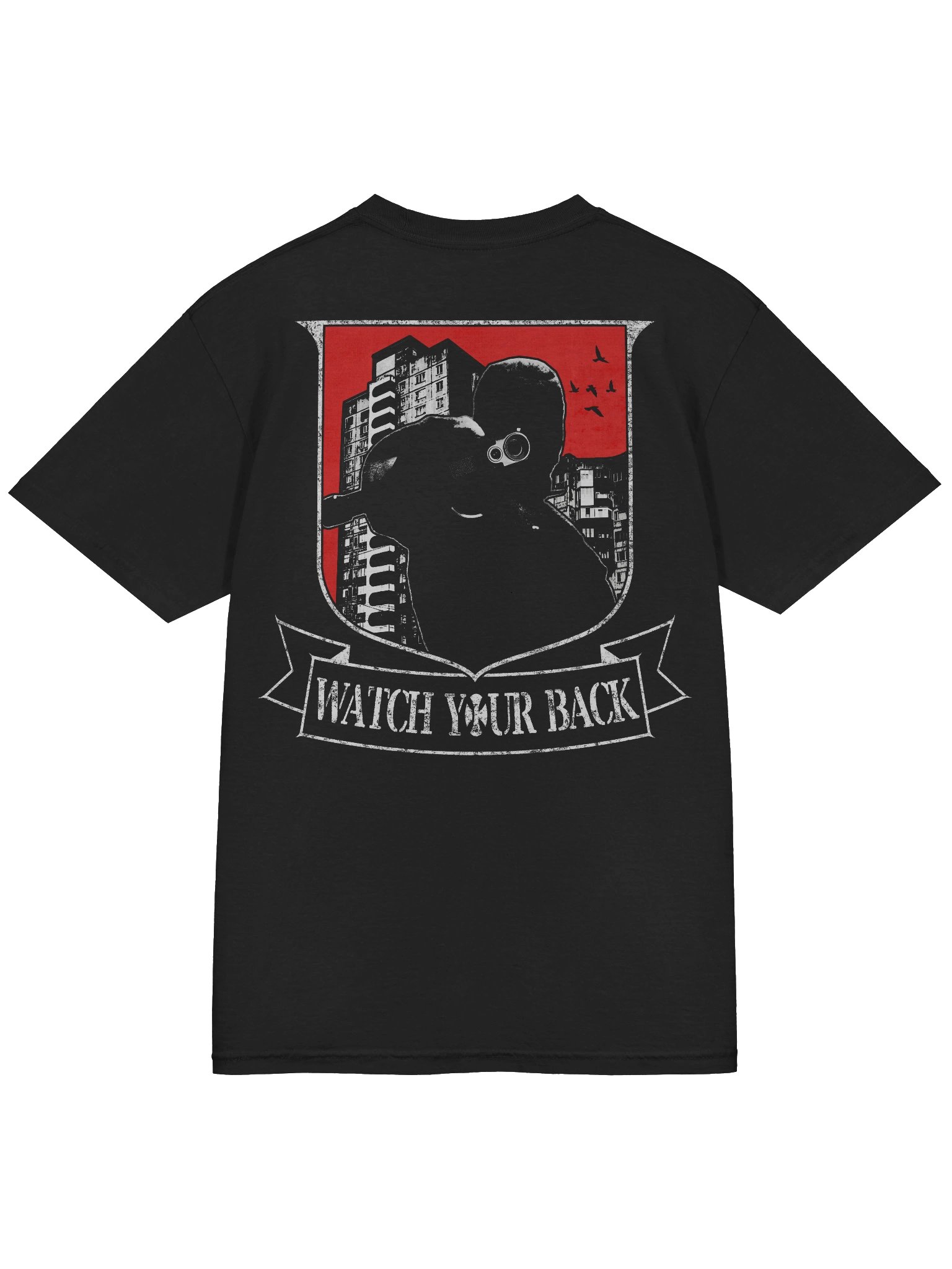 "WATCH YOUR BACK" TSHIRT BACKPRINT product image (4)