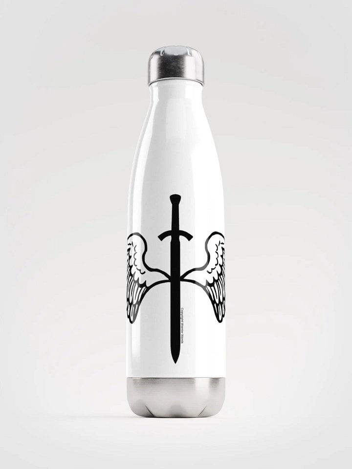 Warrior Words Black Logo Watter Bottle product image (1)