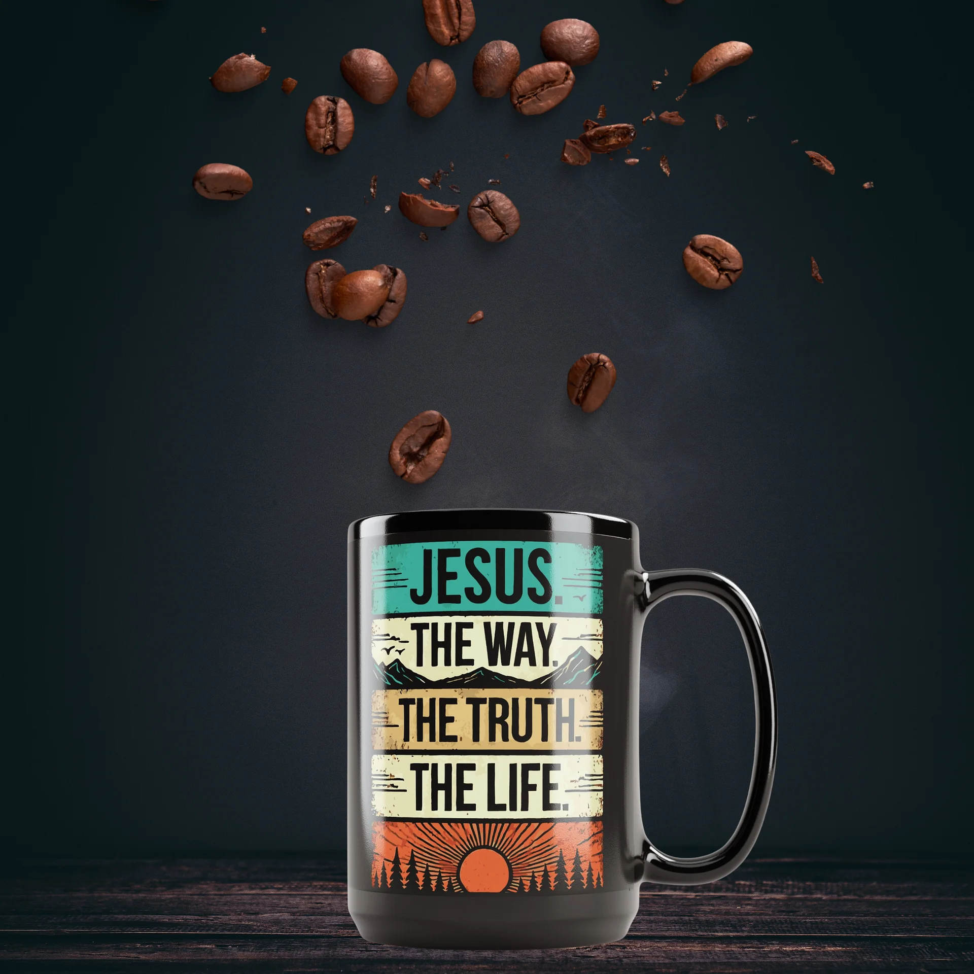 Jesus - The Way The Truth The Life Vintage Mug product image (1)
