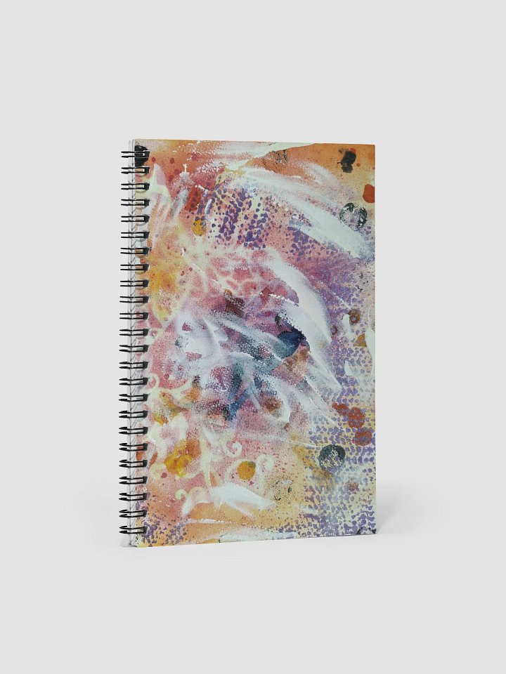 Flourish with Purple Spiral Notebook product image (1)