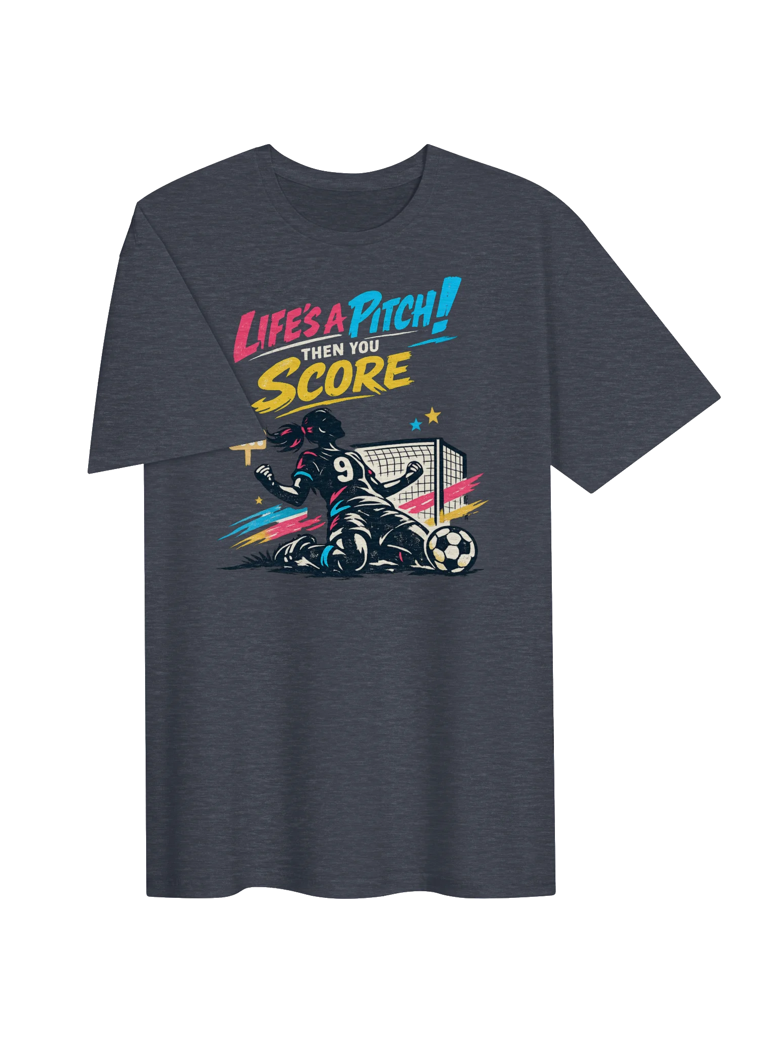 Life’s a Pitch Soccer Graphic Tee product image (3)