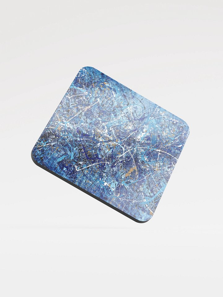 Ethereal Splatter Cork Coaster product image (1)