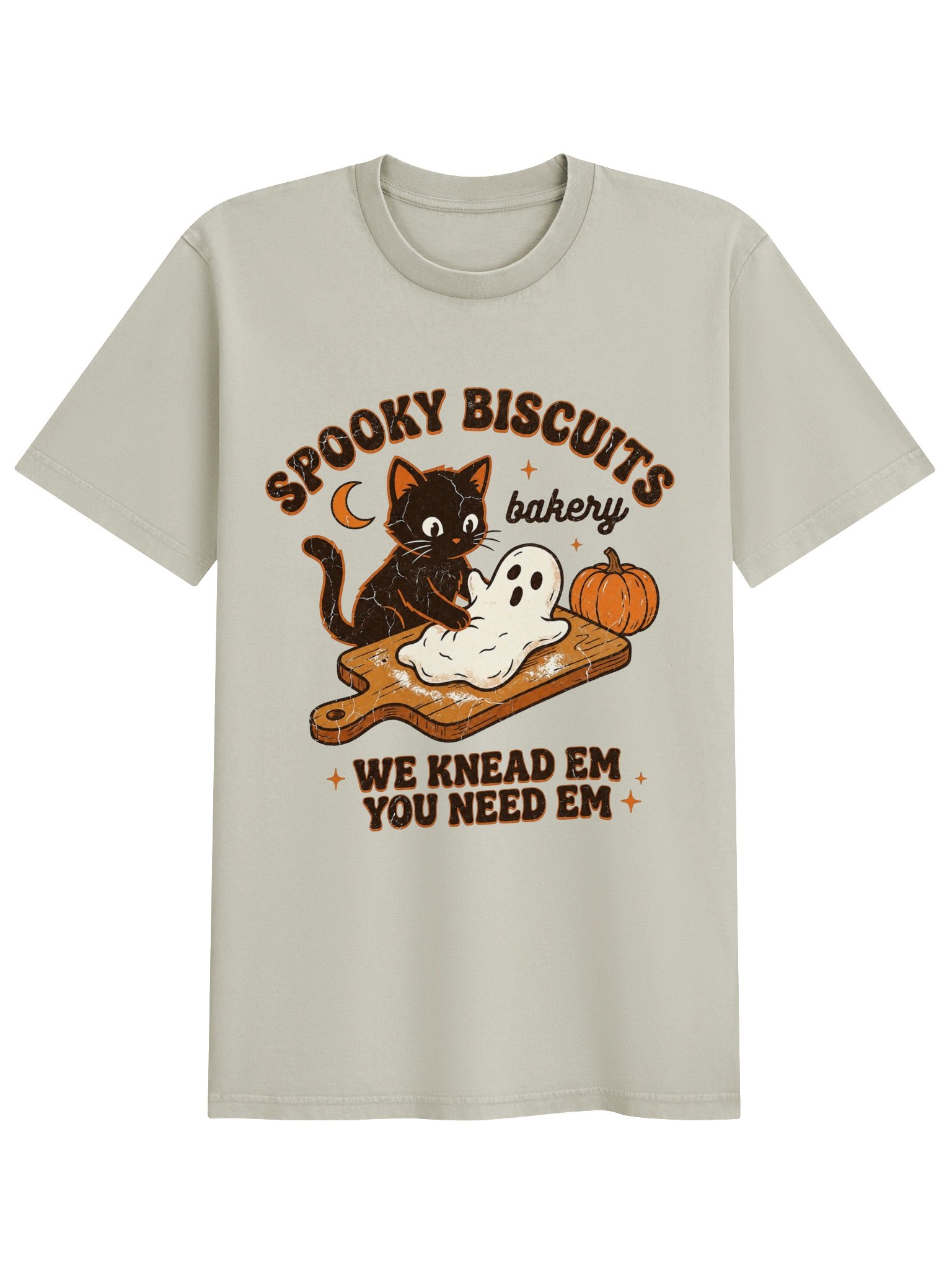 Midnight Roast Tee — Retro Halloween Black Cat Shirt product image (25)