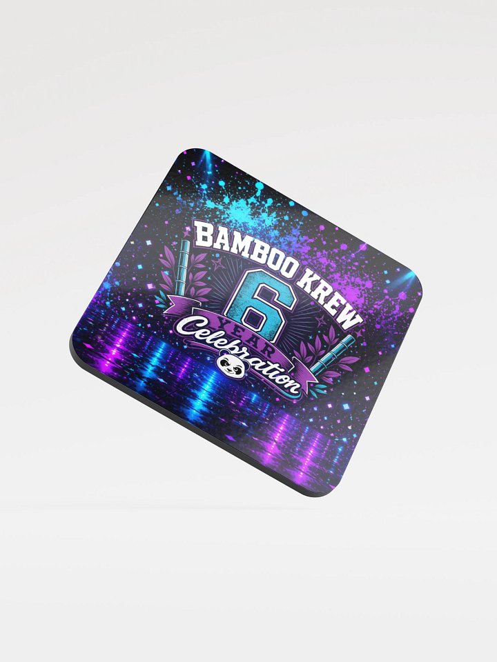Bamboo Krew 6 Year Celebration Coaster product image (1)
