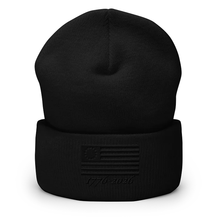 America 250th Anniversary Blackout Beanie product image (1)