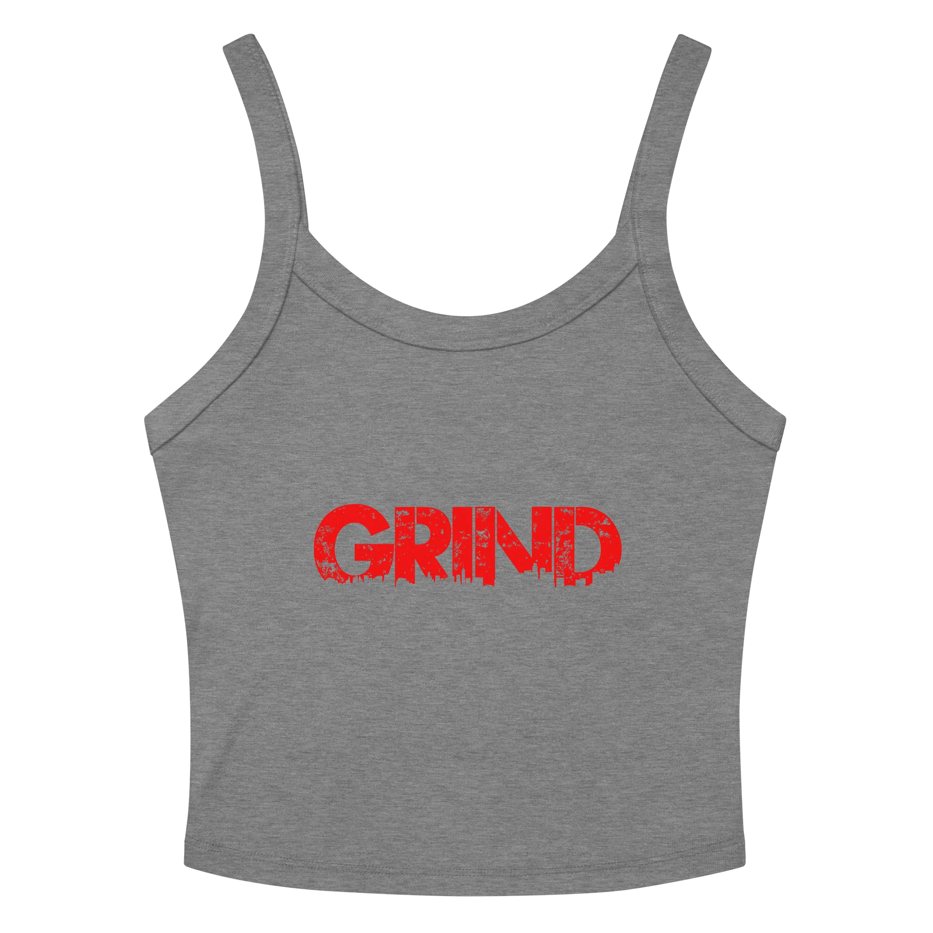 GRIND Drip Effect Ribbed Tank Top product image (13)