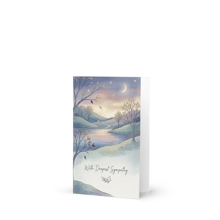 Elegant Sympathy card product image (1)