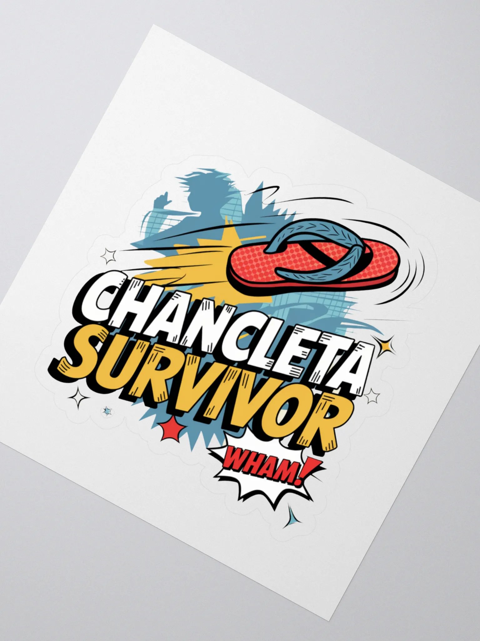 Wham! Chancleta Survivor Sticker product image (2)