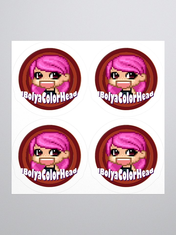 IbolyaColorHead Logo Stickers product image (1)