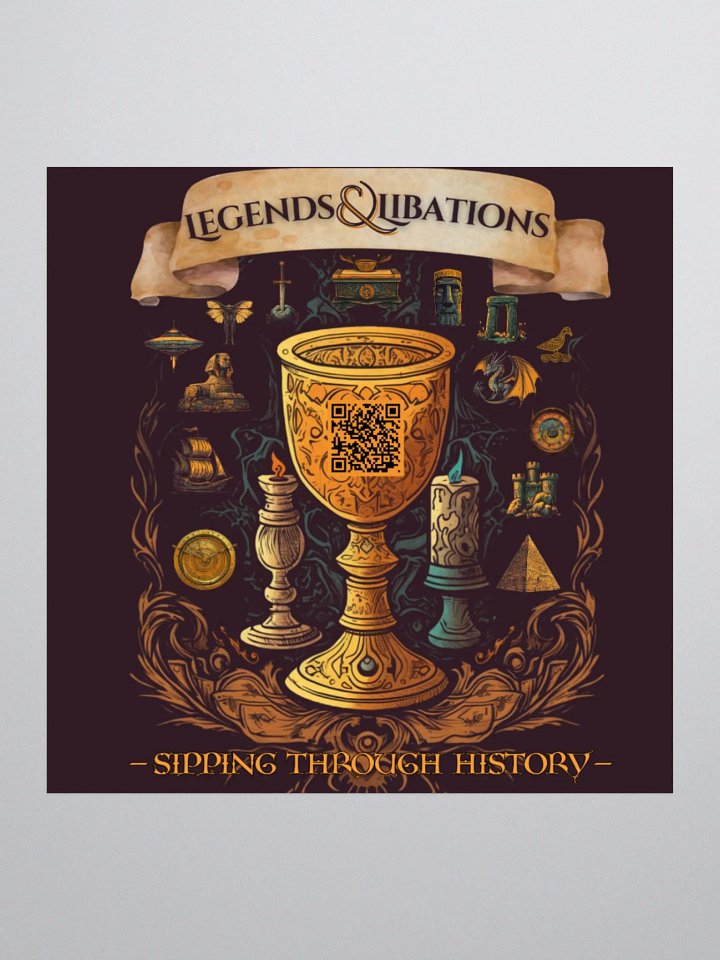 Legends & Libations Sticker product image (1)