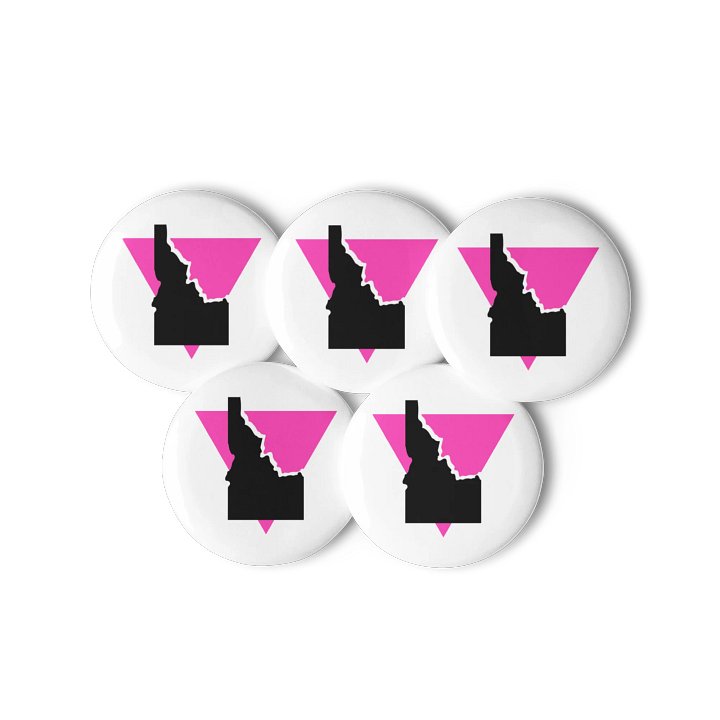 "PINK TRIANGLE" buttons (5) product image (2)