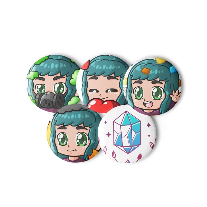 5 Pin Button Set product image (3)