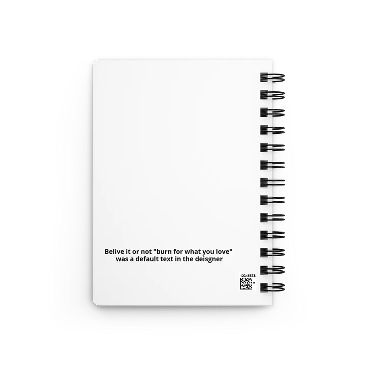 MACH 2 Evil Notebook "Burn for what you love" product image (2)