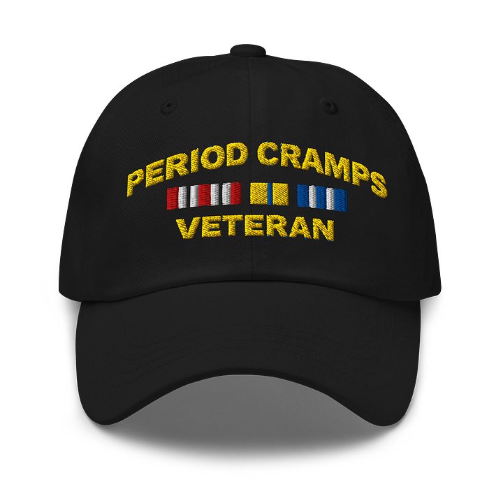 Period Cramps Veteran Dad Hat product image (1)